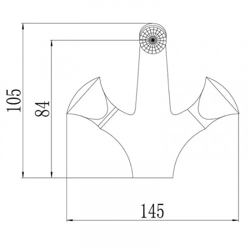 Смеситель для биде Fmark FM1238 цвет Хром