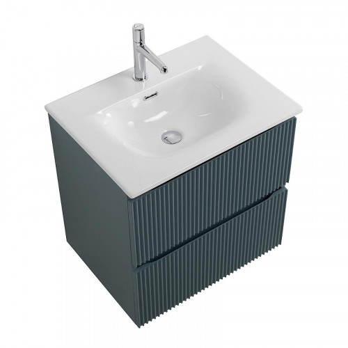 Тумба под раковину BelBagno Uno 70 UNO-700-2C-SO-AO подвесная цвет Голубой матовый