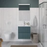 Тумба под раковину BelBagno Uno 70 UNO-700-2C-SO-AO подвесная цвет Голубой матовый