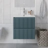 Тумба под раковину BelBagno Uno 70 UNO-700-2C-SO-AO подвесная цвет Голубой матовый