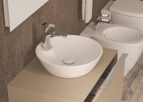 Раковина накладная Isvea SistemaY 45 10SY65045-2L Белая матовая