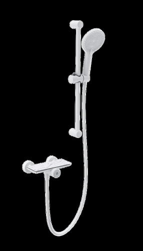 Смеситель для душа Wonzon &amp; Woghand WW-B2052-A-MW с термостатом цвет Белый матовый