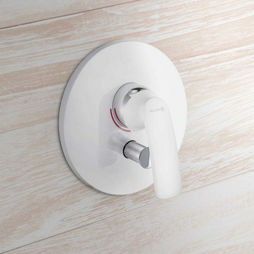 Смеситель для душа Kludi Balance 526509175 Белый Хром латунь встраиваемый