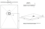 Душевой поддон из искусственного камня Allen Brau Priority 120x90 8.31007-AM Антрацит
