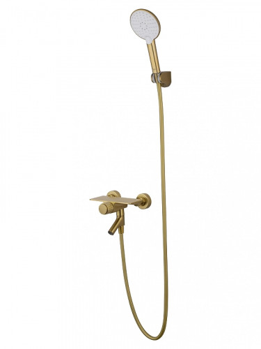 Смеситель для ванны Wonzon &amp; Woghand Click WW-FE05L221-BG цвет Брашированное золото