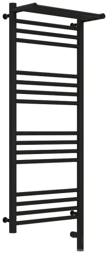 Электрический полотенцесушитель Сунержа Богема 3.0 с 1 полкой 100x40 31-5807-1040 цвет Матовый чёрный