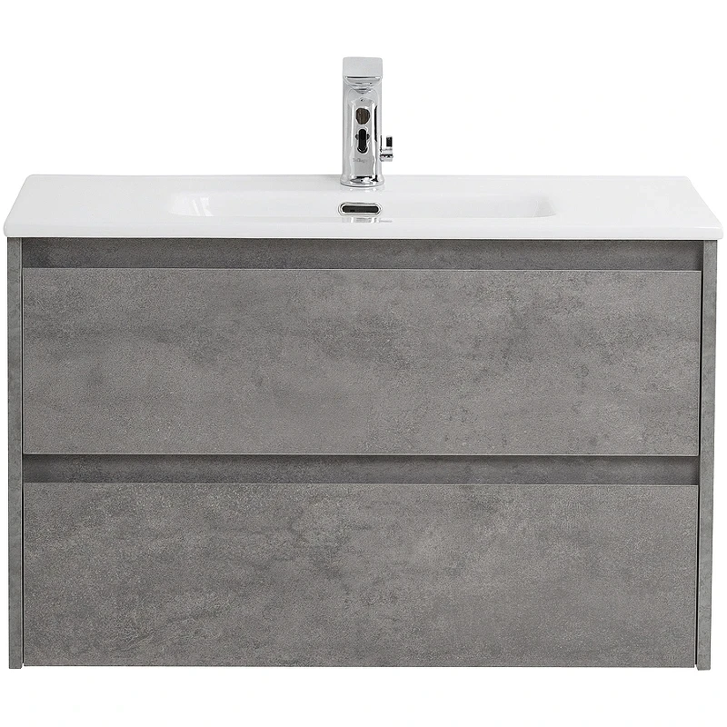 Тумба под раковину BelBagno Kraft 80 KRAFT 39-800/390-2C-SO-CG подвесная Cemento Grigio МДФ / ЛДСП