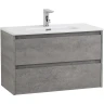 Тумба под раковину BelBagno Kraft 80 KRAFT 39-800/390-2C-SO-CG подвесная Cemento Grigio МДФ / ЛДСП