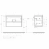 Тумба под раковину BelBagno Kraft 80 KRAFT 39-800/390-2C-SO-CG подвесная Cemento Grigio МДФ / ЛДСП