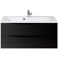 Тумба под раковину BelBagno Marino 100 MARINO-1000-2C-SO-NL-P подвесная Nero Lucido МДФ / ЛДСП