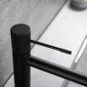 Смеситель для раковины Vincea Desire VBF-1D1MB Черный матовый латунь