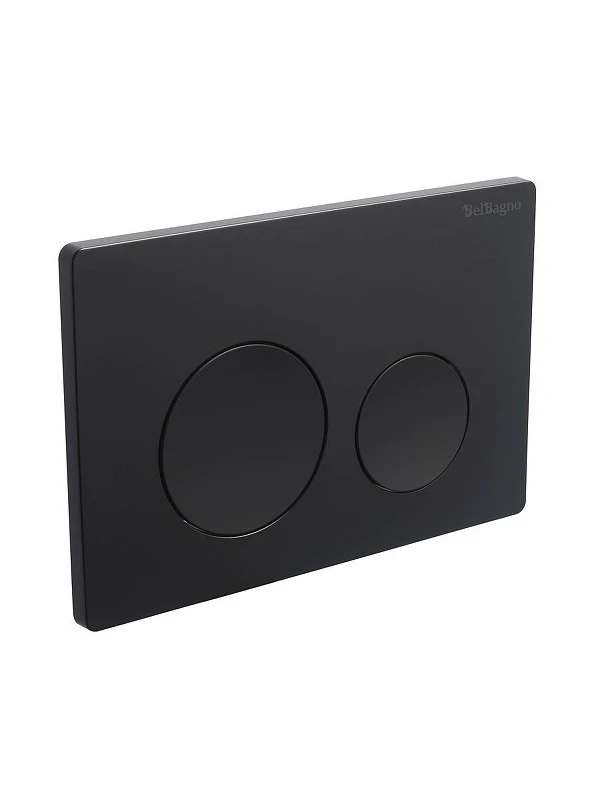 Клавиша смыва BelBagno BB-03C-NERO.M цвет Черный матовый