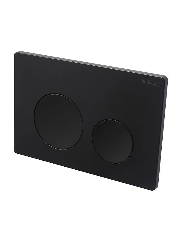 Клавиша смыва BelBagno BB-03C-NERO.M цвет Черный матовый