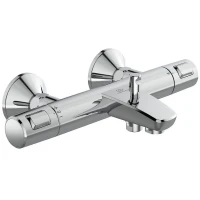 Смеситель для ванны Ideal Standard Ceratherm T25 A7206AA с термостатом Хром латунь на стену