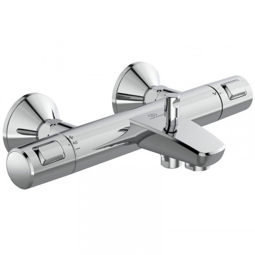 Смеситель для ванны Ideal Standard Ceratherm T25 A7206AA с термостатом Хром латунь на стену