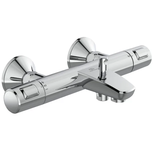 Смеситель для ванны Ideal Standard Ceratherm T25 A7206AA с термостатом Хром латунь на стену