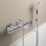 Смеситель для ванны Ideal Standard Ceratherm T25 A7206AA с термостатом Хром латунь на стену