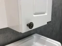 Зеркальный шкаф Comforty Палермо 80 00004139246 Белый глянец МДФ / ЛДСП, стекло