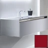 Тумба с раковиной SanVit Кубэ-1 80 kkube1080 в цвете Ral подвесная Красный глянец МДФ / ЛДСП