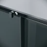 Душевой уголок Grossman Cosmo 100х80 120.K33.02.1080.21.10 профиль Черный матовый стекло тонированное