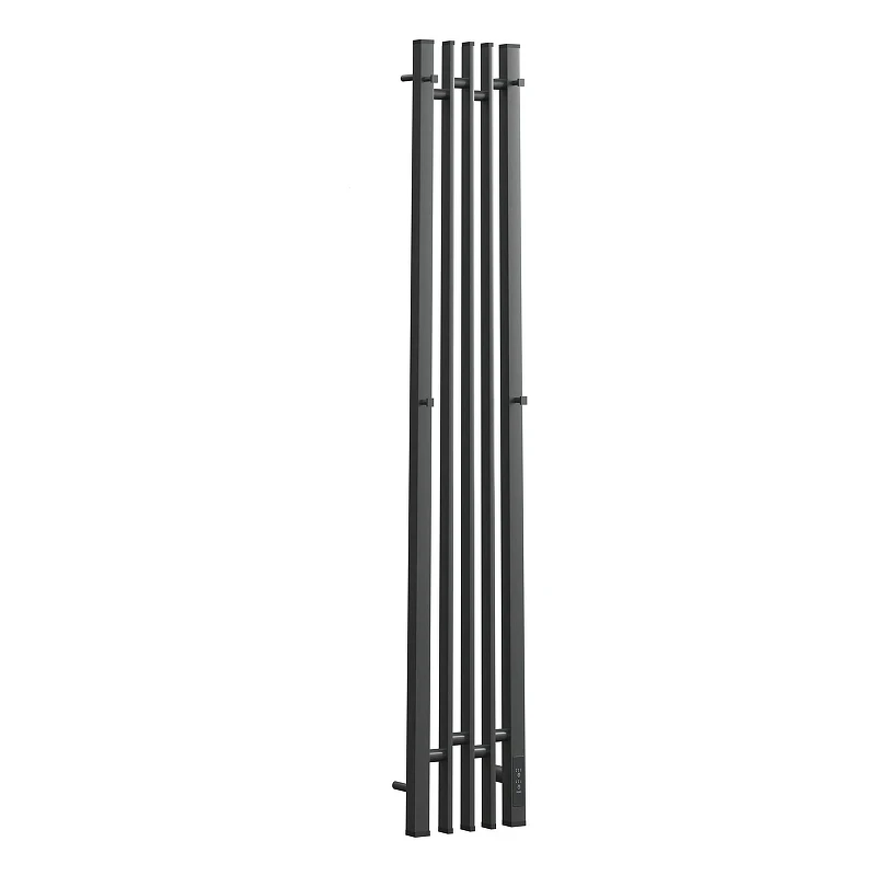 Электрический полотенцесушитель APEXTERMO Delta 1100x180 DL10113GF с крючками цвет Графит металлик