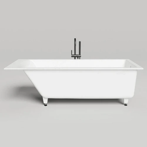 Ванна из искусственного камня Salini Cascata 180х80 104213G Белая глянцевая