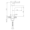 Смеситель для раковины Rossinka RS33-11U Хром
