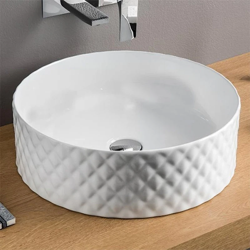 Раковина накладная Artceram Rombo 44 OSL009 05 00 цвет Белый матовый