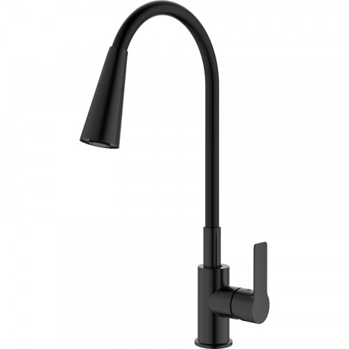 Смеситель для кухни Splenka S06.43.06 Черный матовый латунь