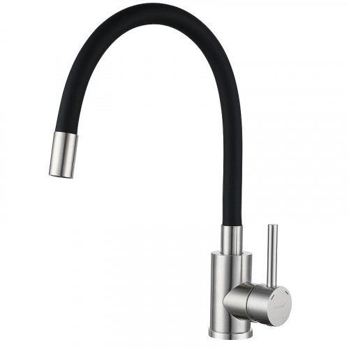 Смеситель для кухни GranFest 5433 цвет Черный