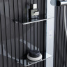 Душевая система Black&White Gravity GH-9005N-C 9005NC с термостатом цвет Хром