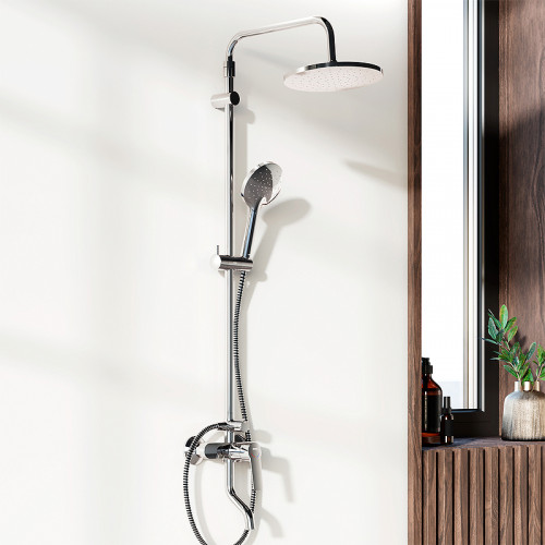 Душевая система Damixa Jupiter 977740000 Хром латунь на стену