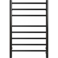 Электрический полотенцесушитель Grois Laura GR-132 500x 800 RAL 9005 П8 R Черный матовый