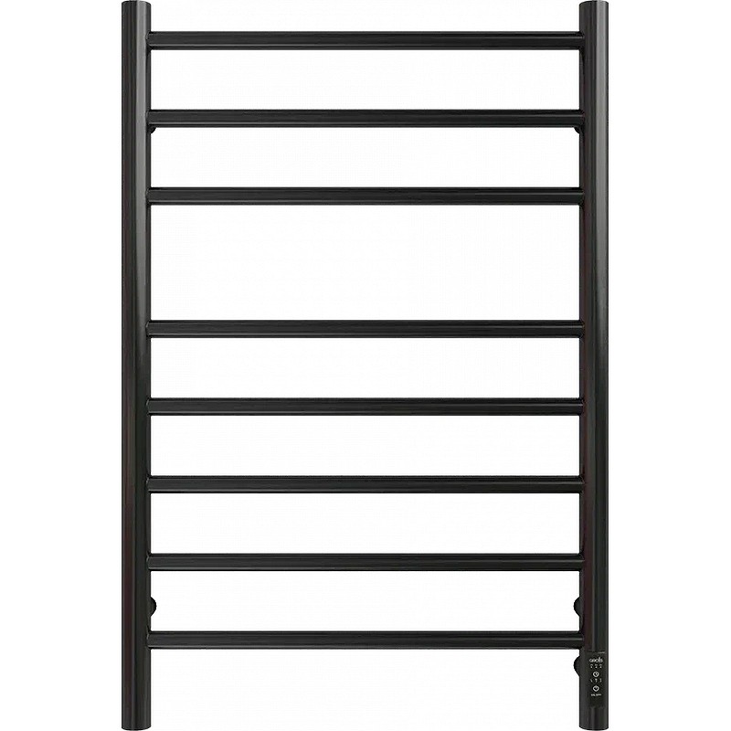 Электрический полотенцесушитель Grois Laura GR-132 500x 800 RAL 9005 П8 R Черный матовый