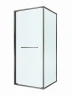 Душевой уголок Cezares Lux 100x100 LUX-A-FS-1-100-C-GM профиль Оружейная сталь стекло прозрачное