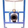 Инсталляция beWash BW74 K500RZVP0400MKK00000 для унитаза с клавишей смыва Хром матовый пластик