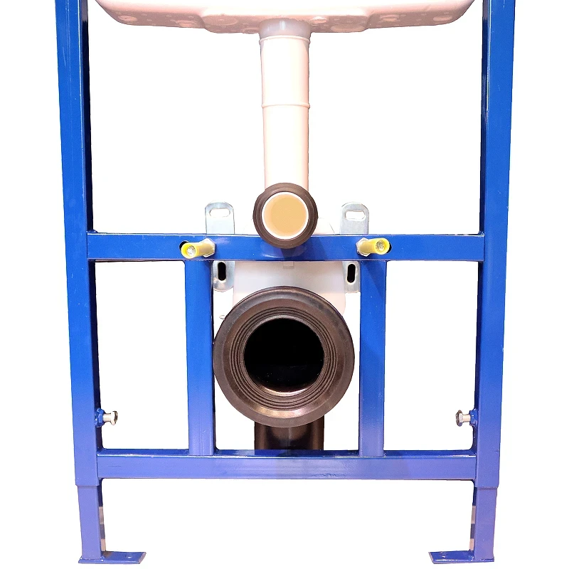 Инсталляция beWash BW74 K500RZVP0400MKK00000 для унитаза с клавишей смыва Хром матовый пластик