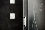Душевой уголок Ravak Matrix MSRV4-90/90 90x90 1WV77C00Z1 профиль Хром стекло Transparent