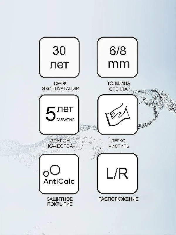 Душевой уголок Ravak Matrix MSRV4-90/90 90x90 1WV77C00Z1 профиль Хром стекло Transparent