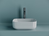 Раковина-чаша Ceramicanova Element 40 CN5042 Белая фарфор накладная