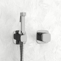 Гигиенический душ со смесителем WasserKRAFT Naab A8651.326.057.136 Хром латунь встраиваемый