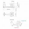 Смеситель для раковины WasserKRAFT Aisch 5530 Золото матовое латунь