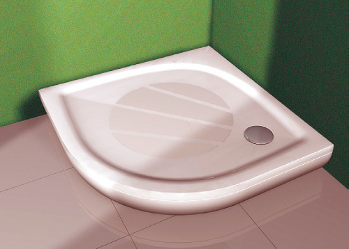 Душевой поддон из искусственного камня Ravak Elipso Pro 90х90 XA237701010 Белый