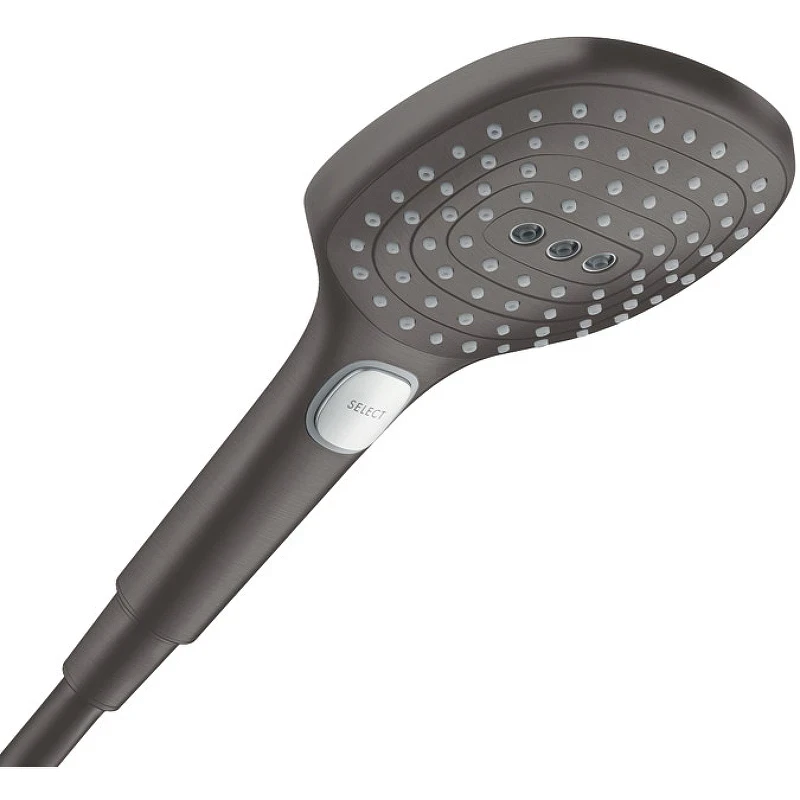 Ручной душ Hansgrohe Raindance Select E 26520340 Шлифованный черный хром латунь