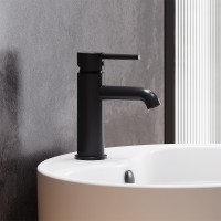 Смеситель для раковины Damixa Scandinavian Pure 360210300 Черный матовый латунь