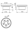 Мыльница Kludi Vela R 58985N5 цвет Никель брашированный