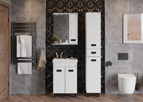 Шкаф пенал Onika Балтика 32 403220 цвет Белый