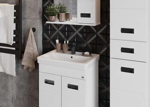 Шкаф пенал Onika Балтика 32 403220 цвет Белый