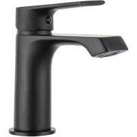 Смеситель для раковины Frap H71-6 F1071-6 Черный матовый латунь