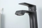 Смеситель для раковины Frap H71-6 F1071-6 Черный матовый латунь